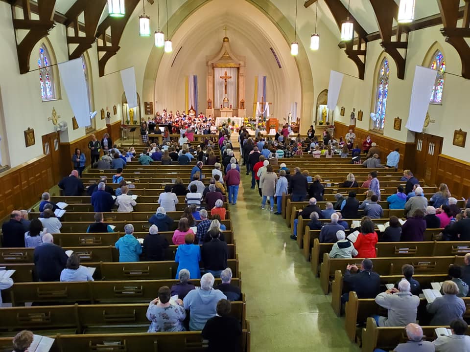 St. Mary's School mass Bird island