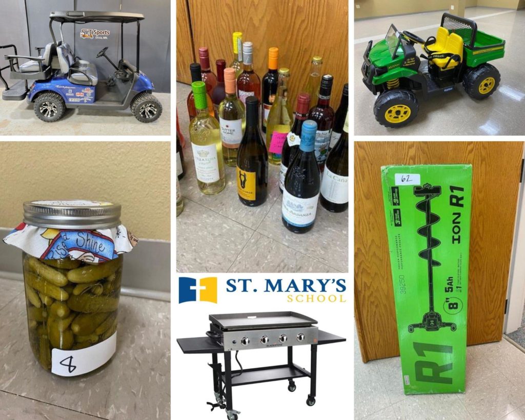 St. Mary's School Prime Rib Dinner Auction is now live
