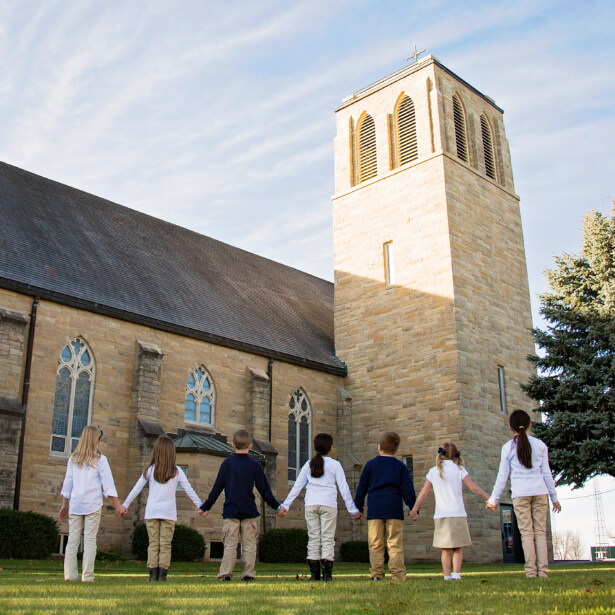 St. Mary's School with Children